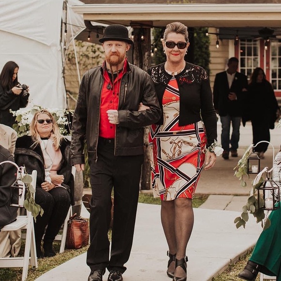 Versace Look Sleeveless Dress - Picture 7 of 9